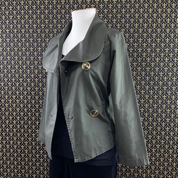 Anthro Cotton Collared Jacket by Sitwell - Picture 3 of 10